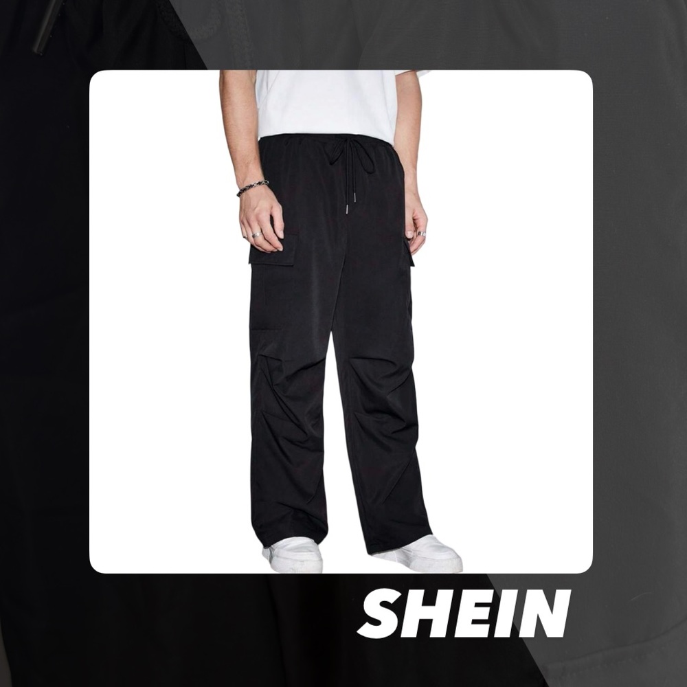 EUC SHEIN Flap Pocket Cargo Pants